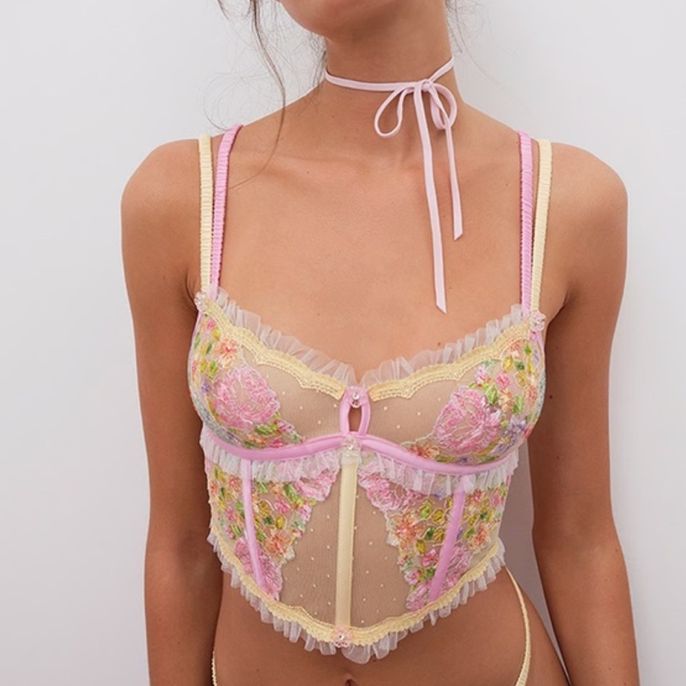 For Love And Lemons Pastel Bralette